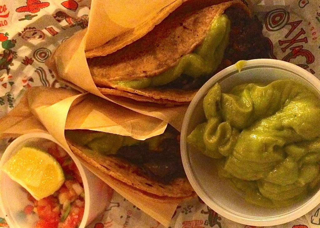 Vegansk taco. Foto.